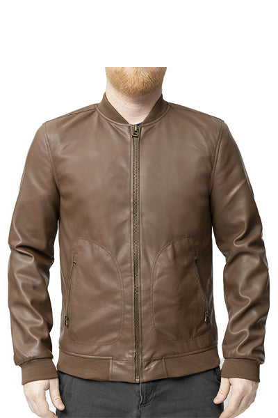 Myles - Men's Vegan Faux Leather Jacket Men's Vegan Jacket Best Leather Ny