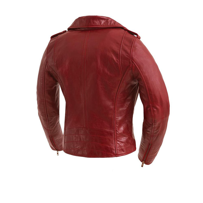 Abigail- Vintage Moto Leather Jacket Jacket Best Leather Ny   