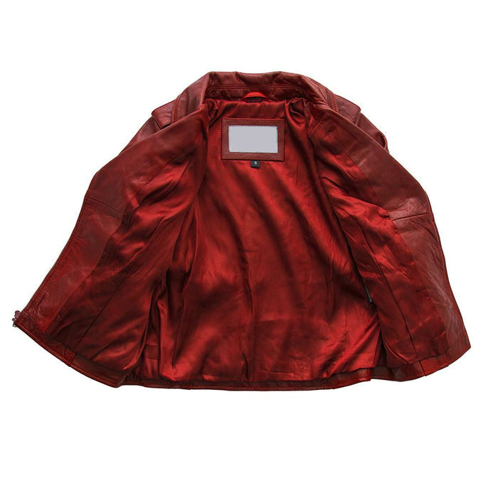 Vintage Red outlets leather jacket