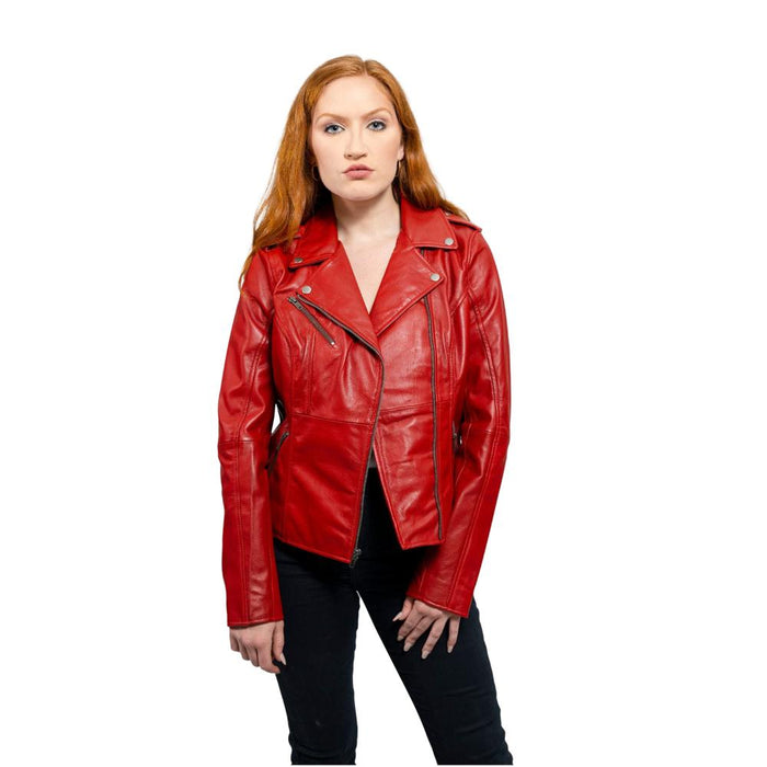 Abigail- Vintage Moto Leather Jacket Jacket Best Leather Ny   