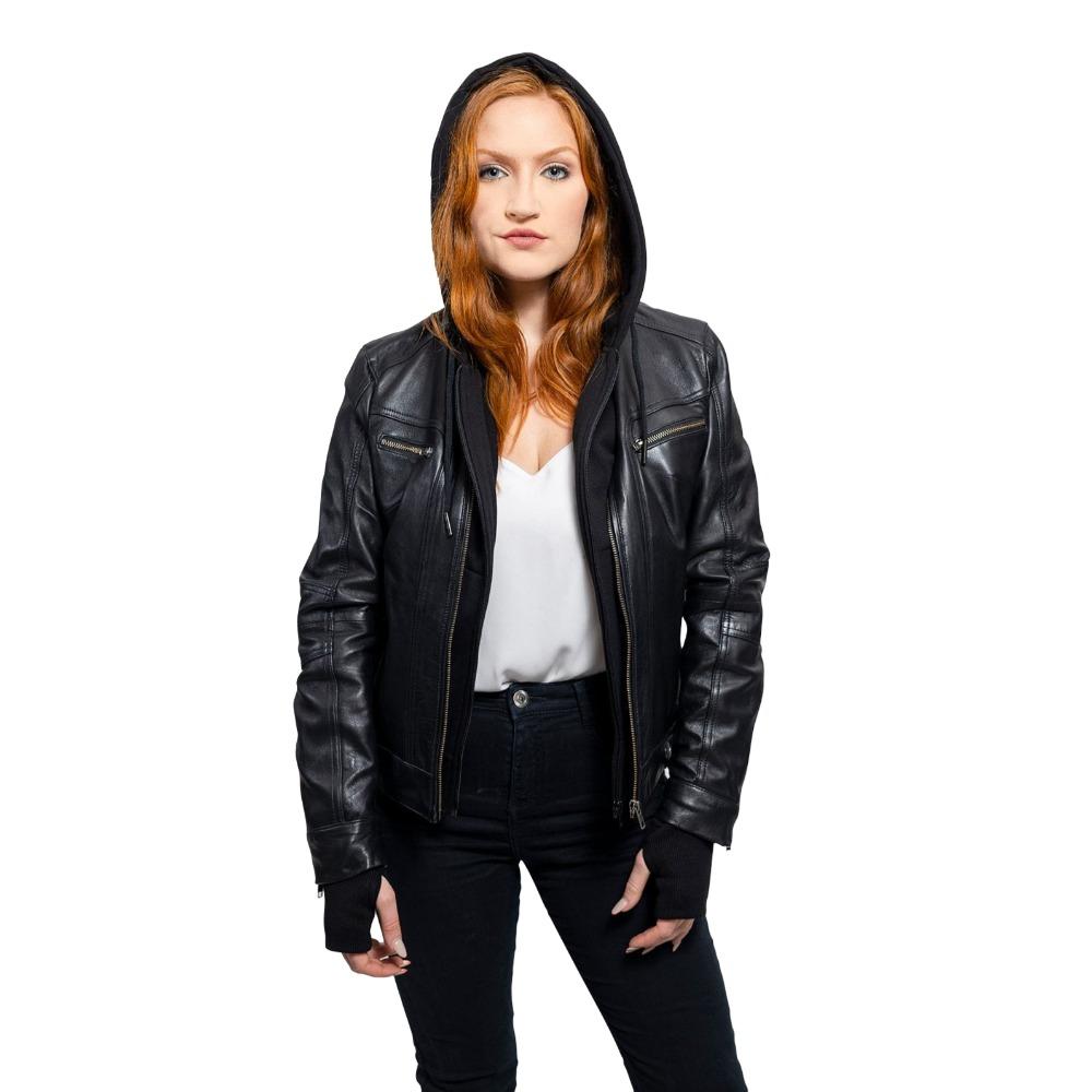 April - Women's Fashion Leather Jacket Jacket Best Leather Ny   