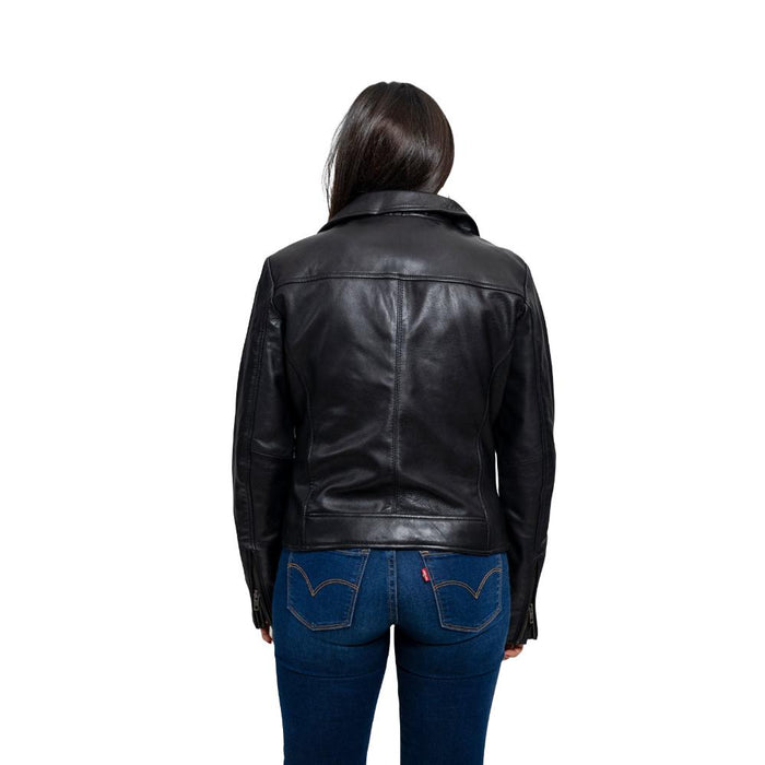 Betsy - Women's Fashion Lambskin Leather Jacket (Black) Jacket Best Leather Ny   