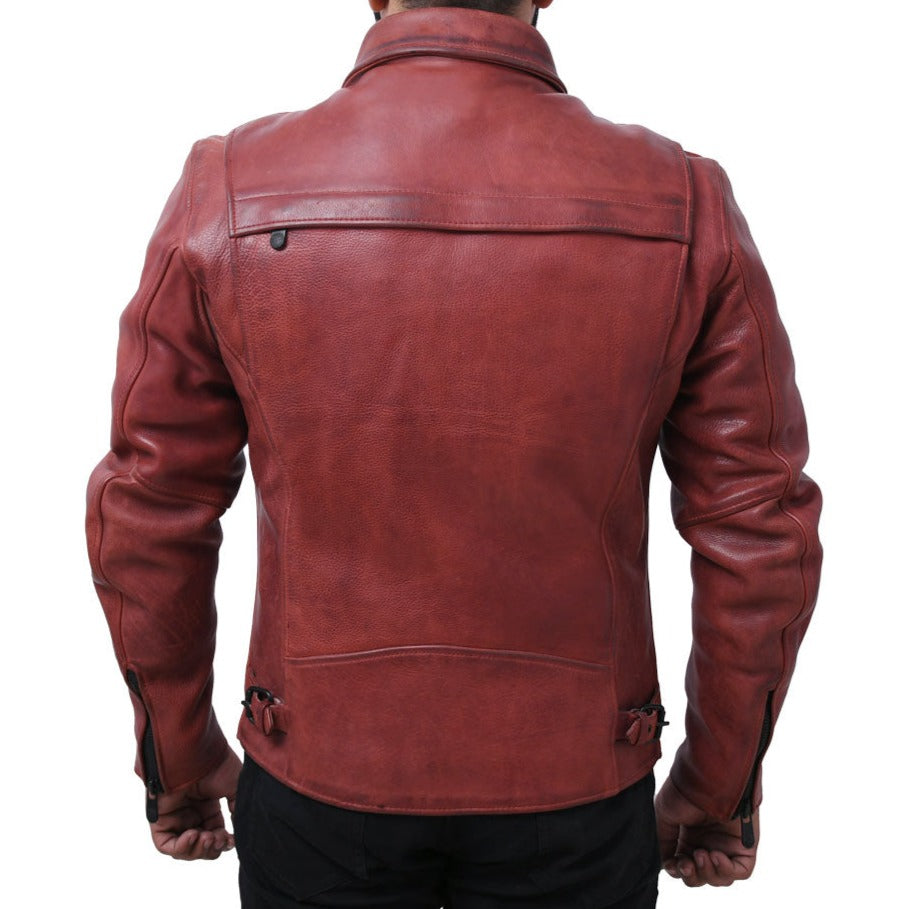 BIKER THRILL Motorcycle Leather Jacket Men's Jacket Best Leather Ny   