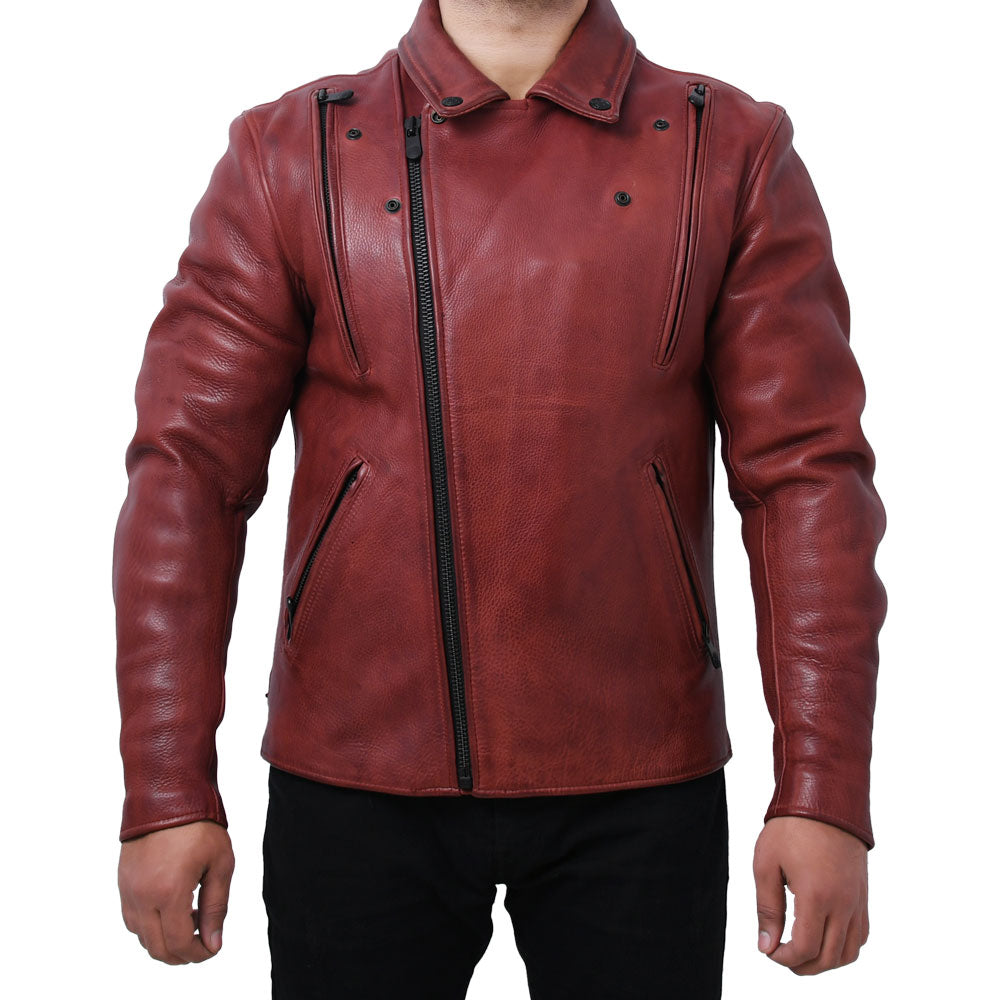 BIKER THRILL Motorcycle Leather Jacket Men's Jacket Best Leather Ny   