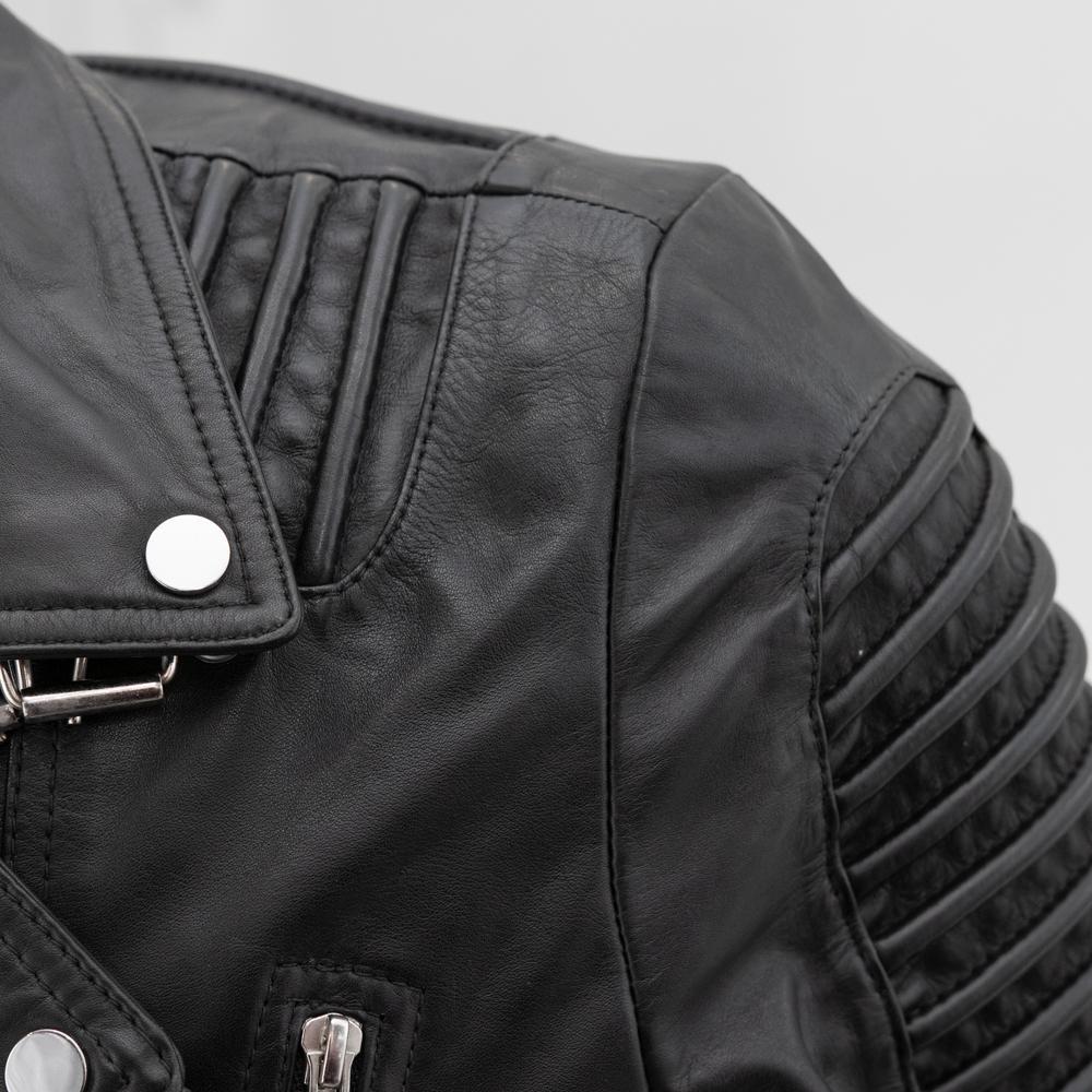 Brooklyn - Men's Fashion Lambskin Leather Jacket (Black) Men's Jacket Best Leather Ny   