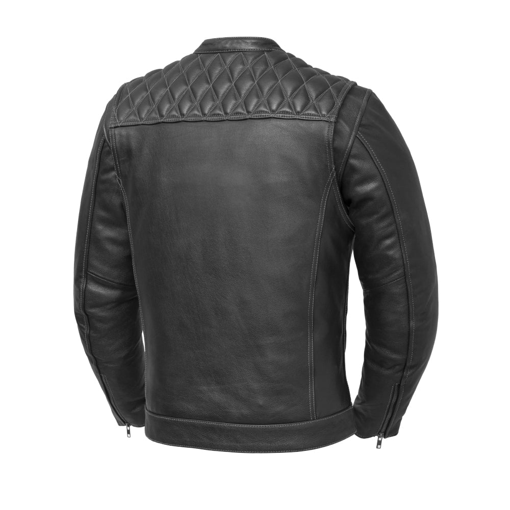 Trooper -  Men's Cafe Style Leather Jacket Men's Leather Jacket Best Leather NY Company   