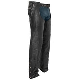 CURVAEOUS Motorcycle Leather Chaps Chaps Best Leather Ny 3XS  