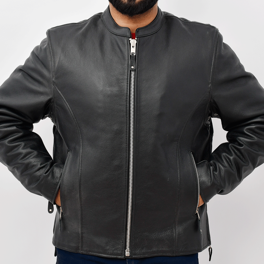 DAREDEVIL Café Style Leather Jacket Men's Jacket Best Leather Ny   