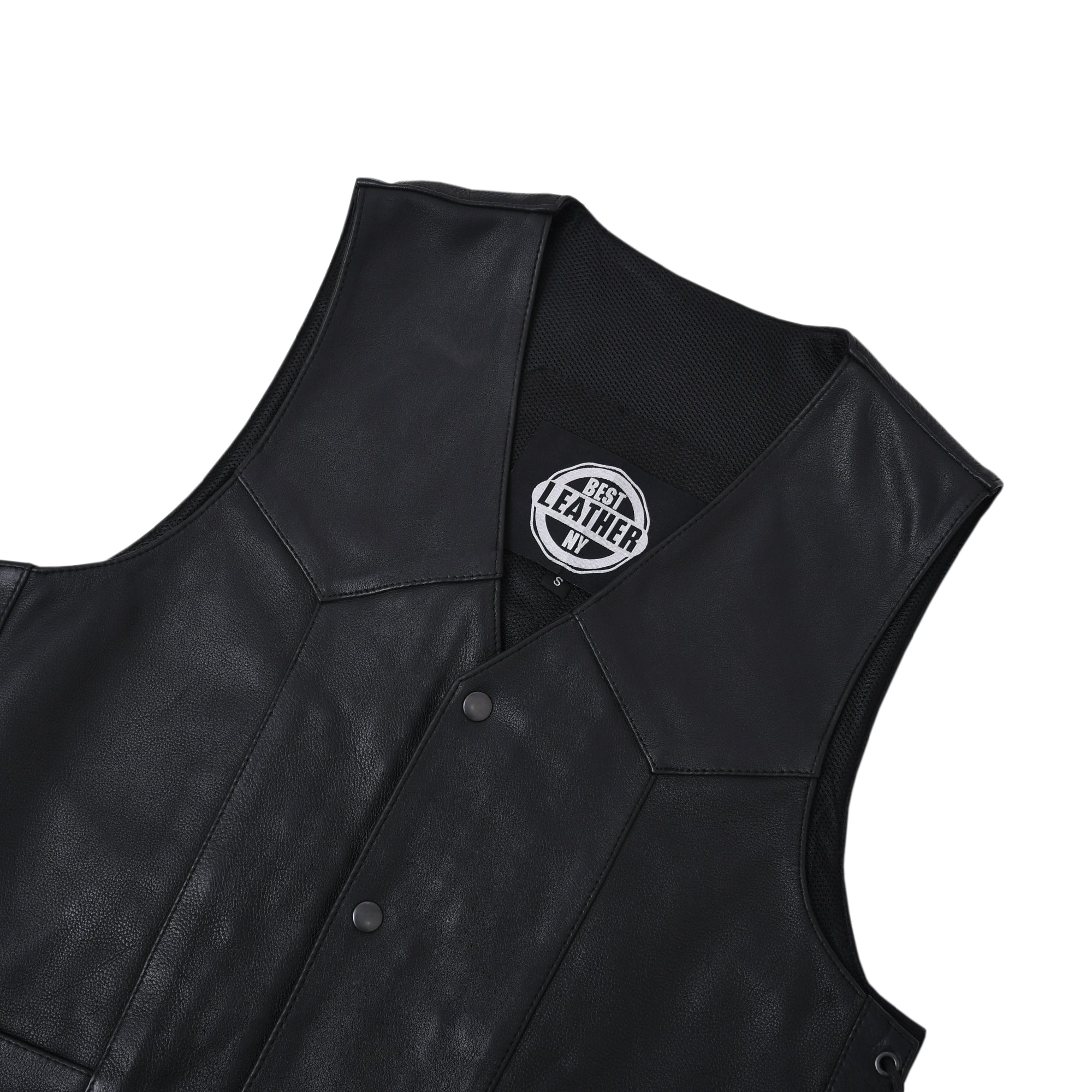 DELANEY - Motorcycle Leather Vest Men's Vest Best Leather Ny   