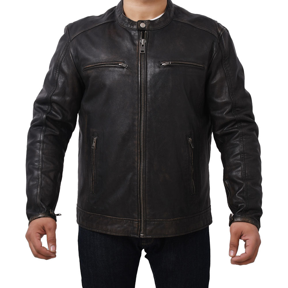 EAGLE Motorcycle Leather Jacket Men's Jacket Best Leather Ny   