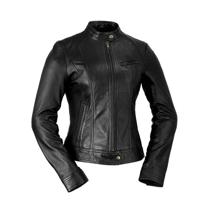 Women's 2024 Black leather jacket