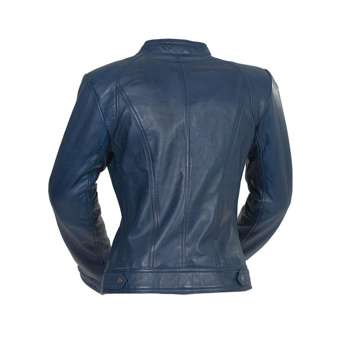 Favorite - Women's Fashion Leather Jacket (Blue) Jacket Best Leather Ny   