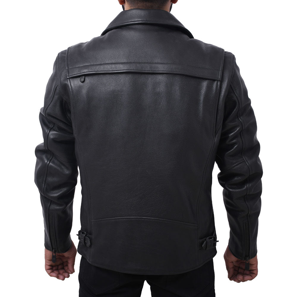 GAMER Motorcycle Leather Jacket Men's Jacket Best Leather Ny   