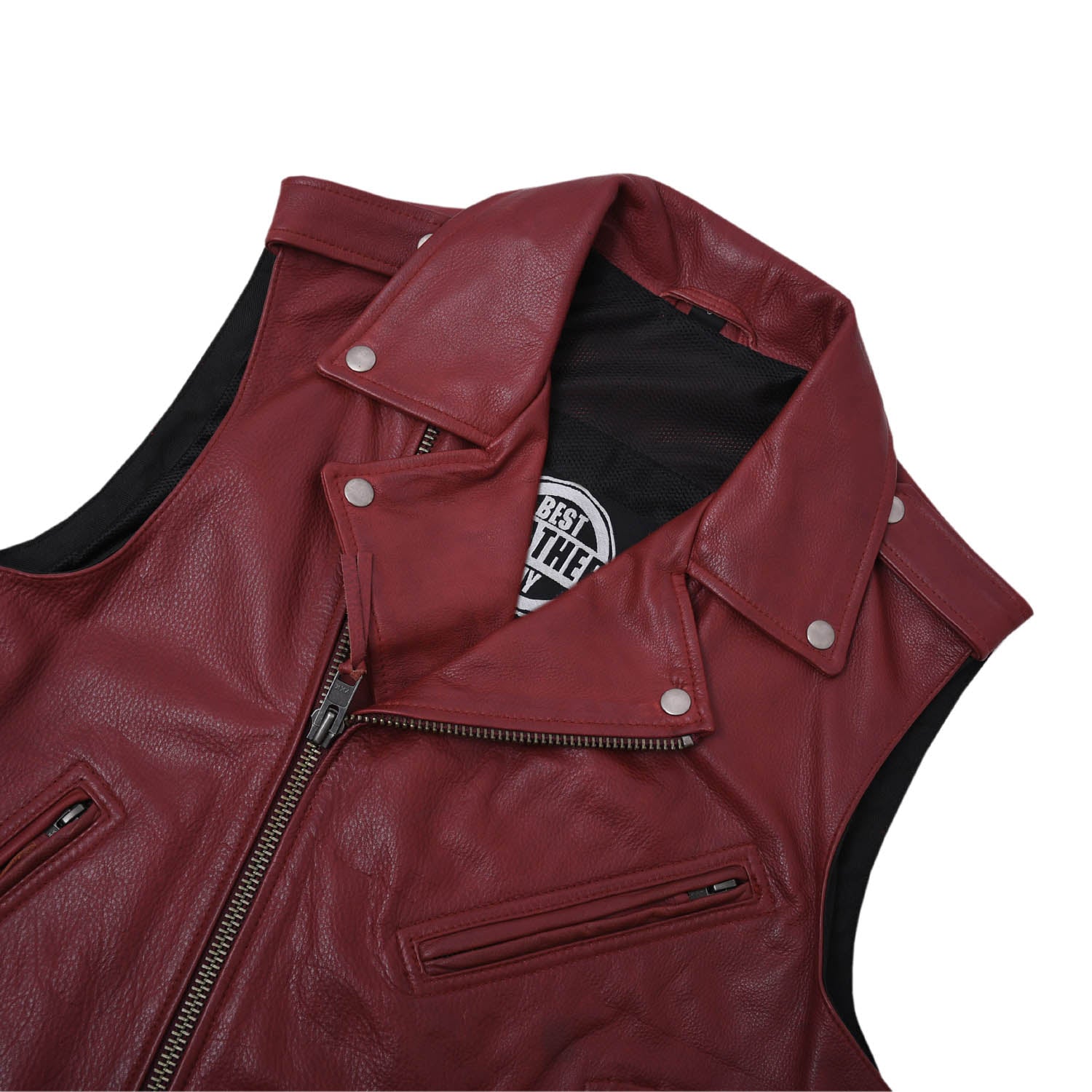 ICONIC - Motorcycle Leather Vest Men's Leather Vest Best Leather Ny   