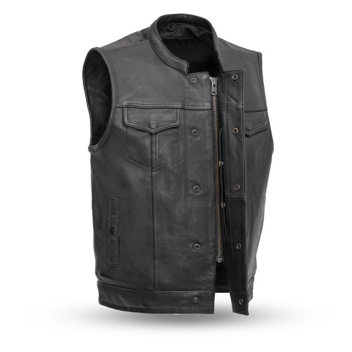 JETT - Motorcycle Leather Vest Men's Vest Best Leather Ny   