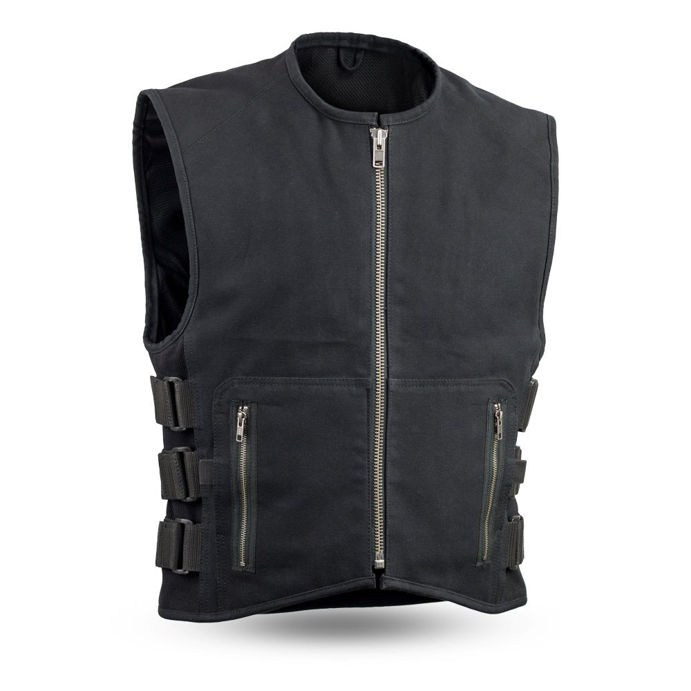 Nomad - Men's Motorcycle Swat Style 20oz. Canvas Vest Garage Sale Best Leather NY Company S  