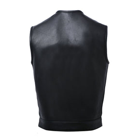 LOGAN - Motorcycle Leather Vest Men's Vest Best Leather Ny   