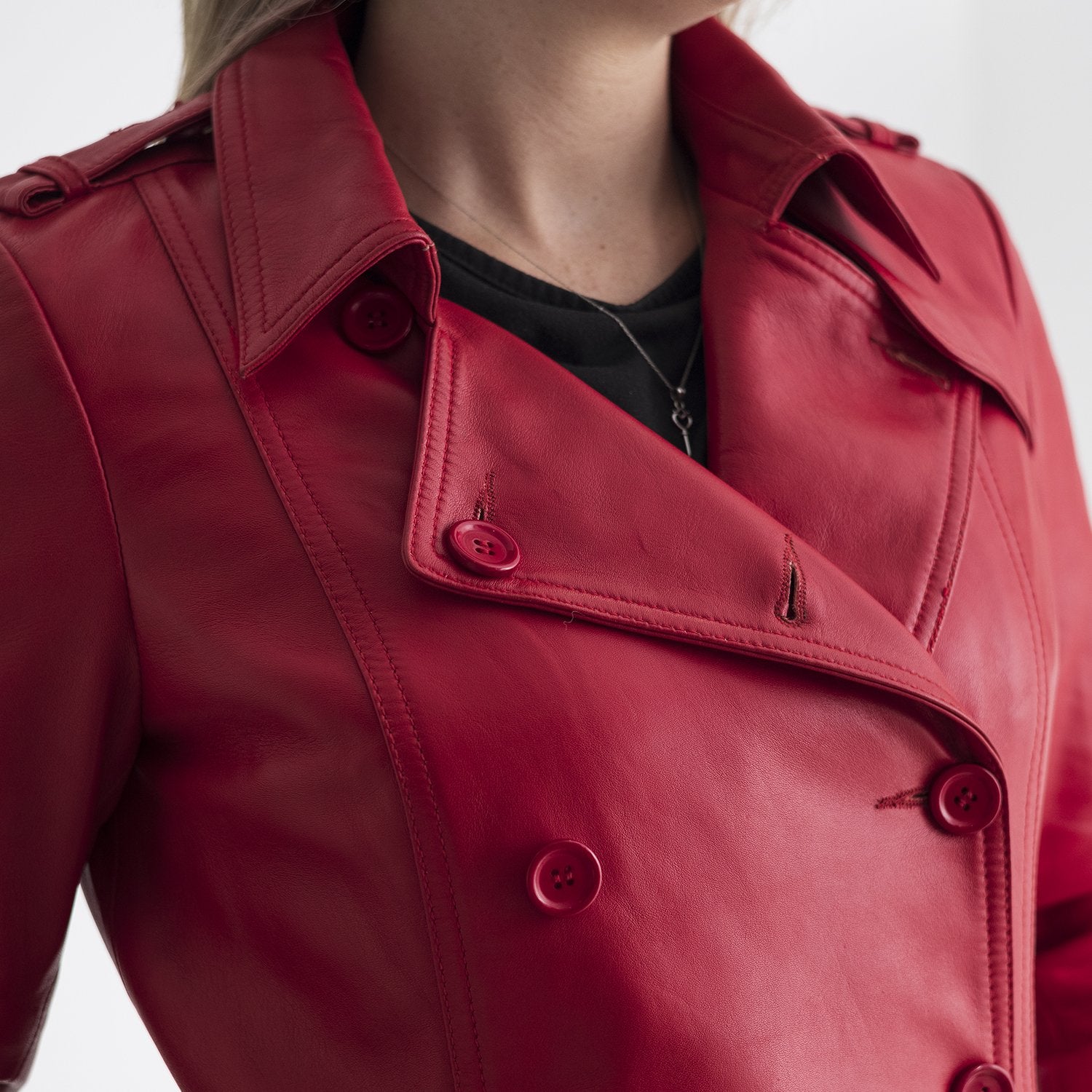 Olivia - Women's Leather Jacket Red Jacket Best Leather Ny   