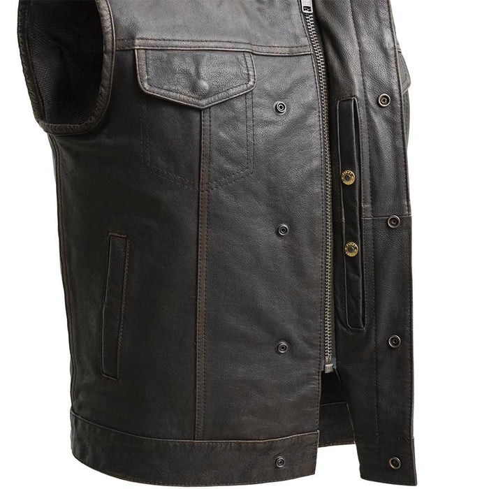 OTTO - Motorcycle Leather Vest Men's Vest Best Leather Ny   