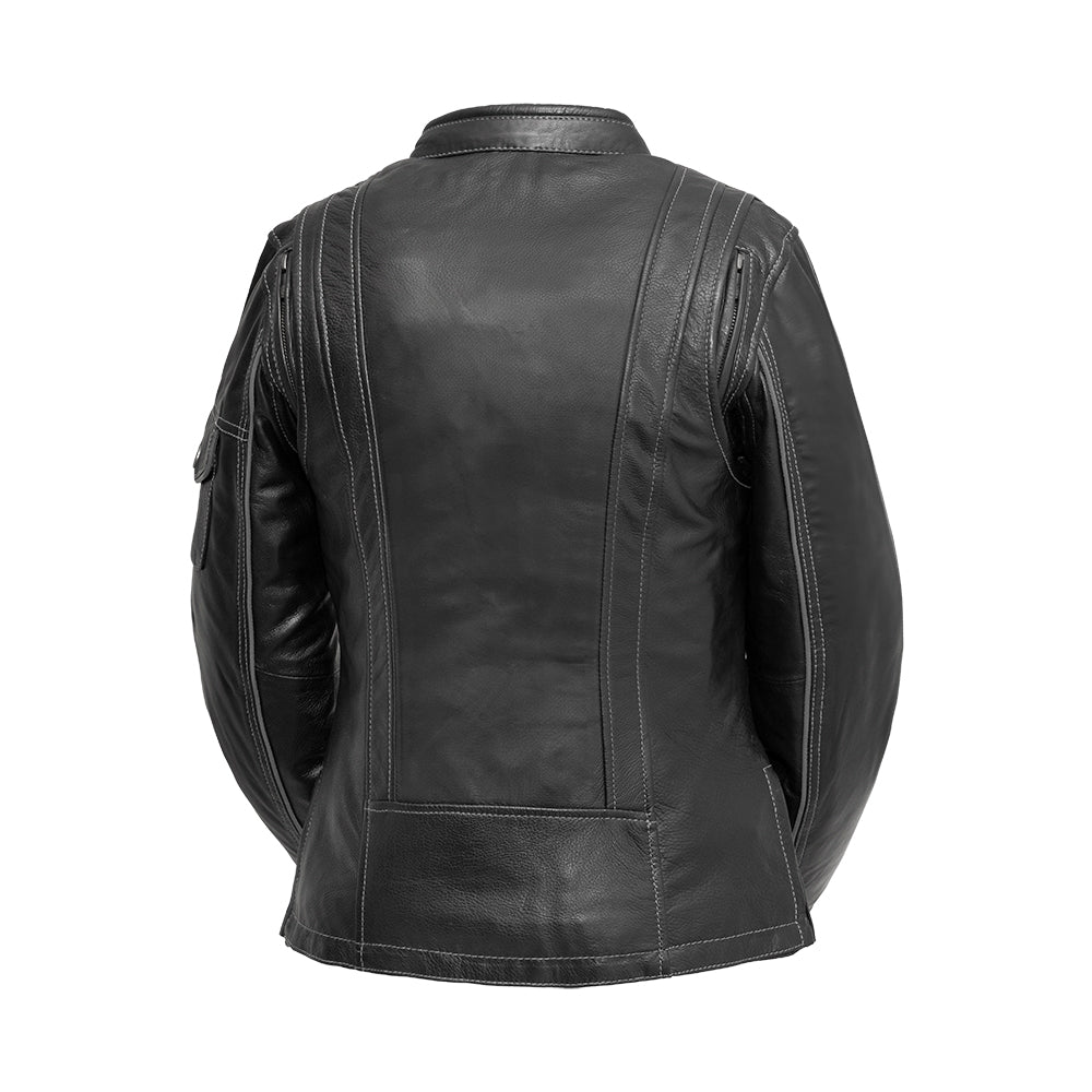 Scarlett - Women's Motorcycle Leather Jacket Women's Leather Jacket Best Leather NY Company   