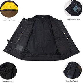 RUTGER - Motorcycle Leather Vest Men's Vest Best Leather Ny   