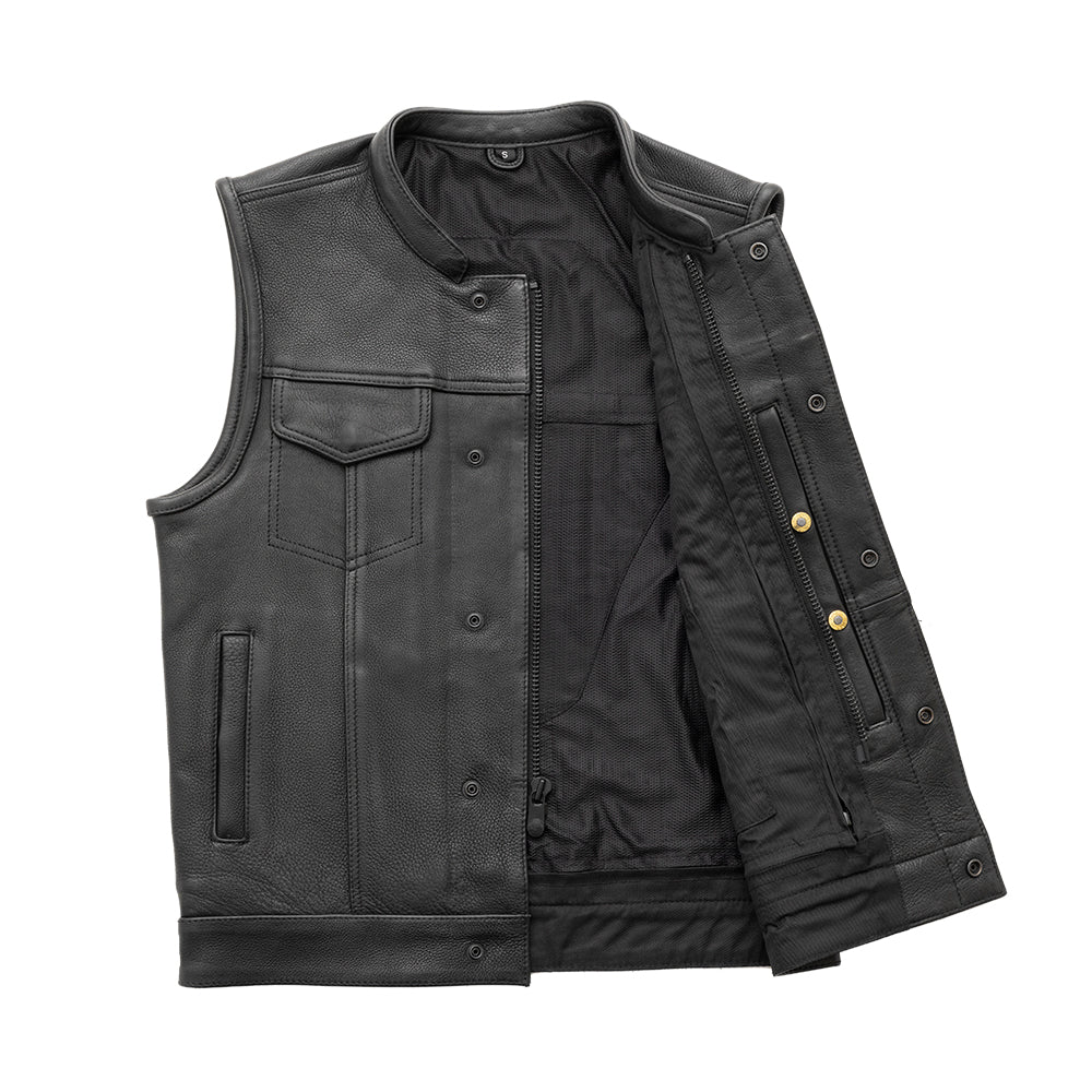 RUTGER - Motorcycle Leather Vest Men's Vest Best Leather Ny   