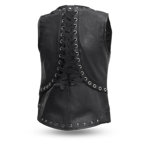 SWEET SUMMER Motorcycle Leather Vest Women's Vest Best Leather Ny   