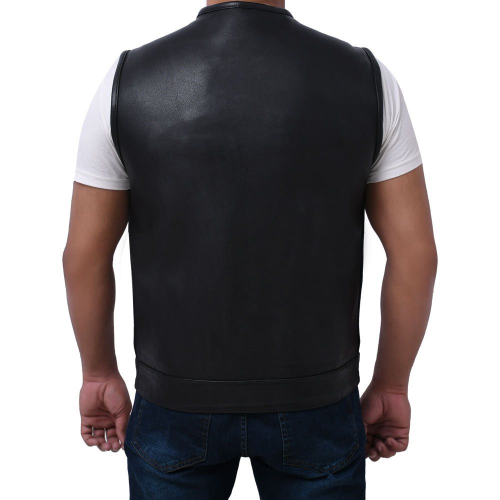 TENET - Motorcycle Leather Vest Men's Vest Best Leather Ny   