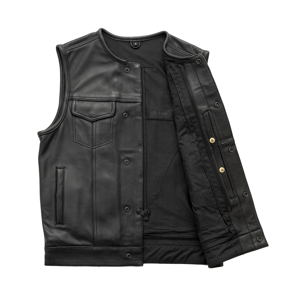 TENET - Motorcycle Leather Vest Men's Vest Best Leather Ny   