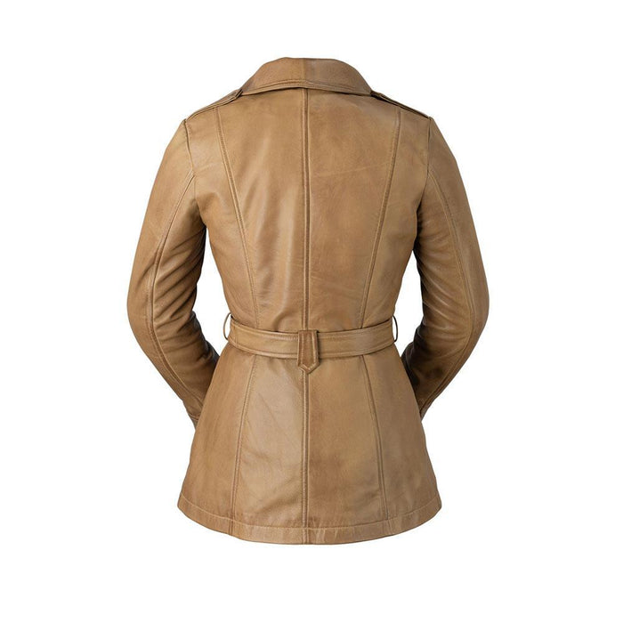 Traci - Women's Fashion Leather Coat (Camel) Jacket Best Leather Ny   