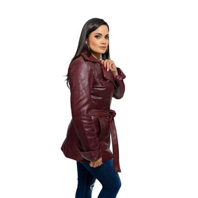 Traci - Women's Fashion Leather Jacket (Oxblood) Jacket Best Leather Ny   
