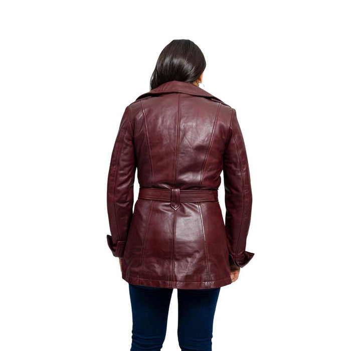 Traci - Women's Fashion Leather Jacket (Oxblood) Jacket Best Leather Ny   