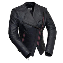 Trish - Women's Fashion Leather Jacket (Violet) Women's Jacket Best Leather Ny Violet XS 