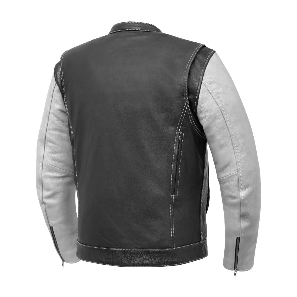 Bistro Men's Cafe Style Leather Jacket  Best Leather NY Company   