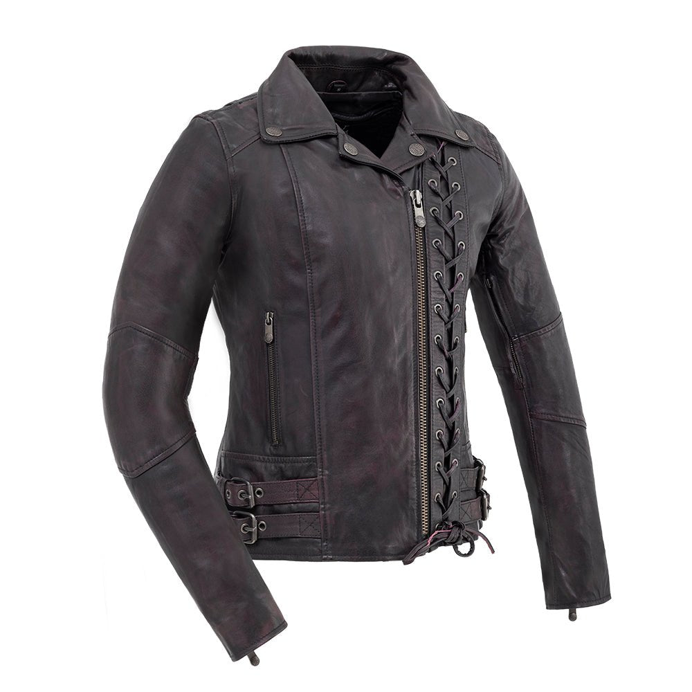 Velocity- Women's Motorcycle Leather Jacket Women's Leather Jacket Best Leather NY Company XS  