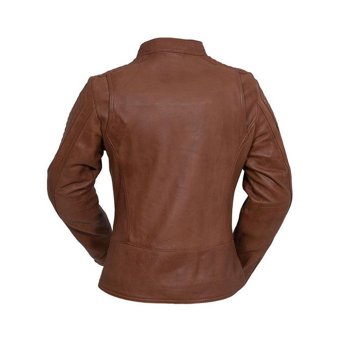 Zena - Women's Fashion Lambskin Leather Jacket (Whiskey) Jacket Best Leather Ny   