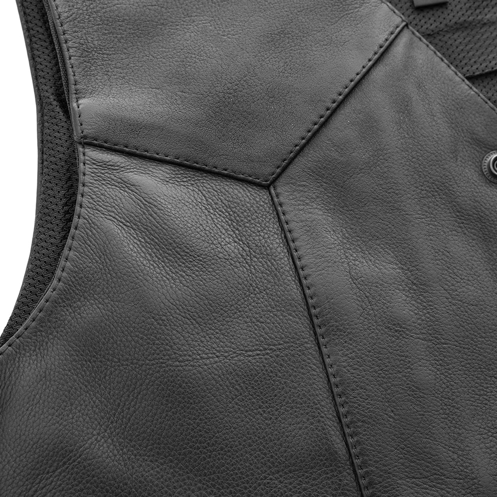 ZEPHYR - Motorcycle Leather Vest Men's Vest Best Leather Ny   